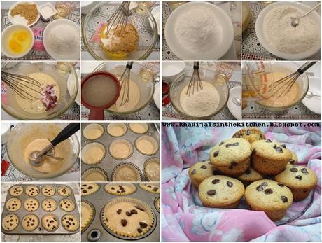 PETITS GÂTEAUX AU CITRON ET AUX PÉPITES DE CHOCOLAT / LEMON CHOCOLATE CHIPS MUFFINS / MAGDALENAS DE LIMÓN Y CHOCOLATE / مافن بحبيبات الشوكولاتة و الليمون (الحامض) PETITS GÂTEAUX AU CITRON ET AUX PÉPITES DE CHOCOLAT / LEMON CHOCOLATE CHIPS MUFFINS / MAGDALENAS DE LIMÓN Y CHOCOLATE / مافن بحبيبات الشوكولاتة و الليمون (الحامض)