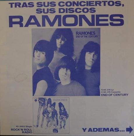 Ramones - Leave home Lp 1980 (1977)