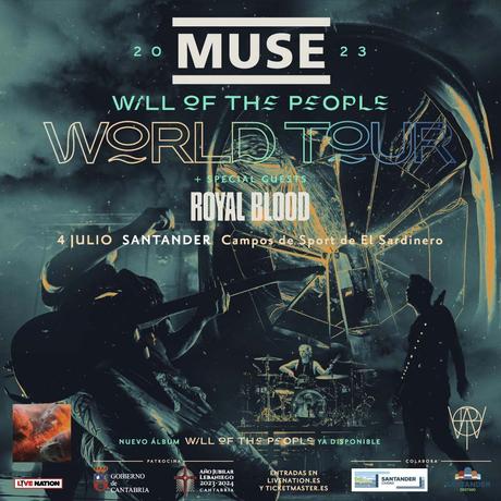 Concierto de Muse en Santander el 4 de julio