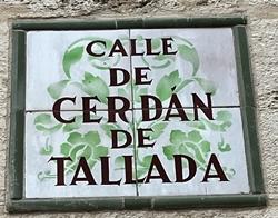 Calle de Cerdán Tallada en Valencia