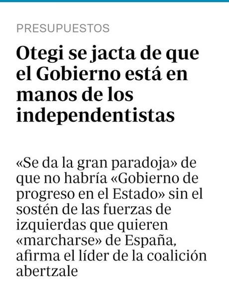 El PSOE es enemigo de España