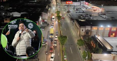 Ricardo Gallardo adelanta transformación de la Ciudad con Av. de la Paz Renovada