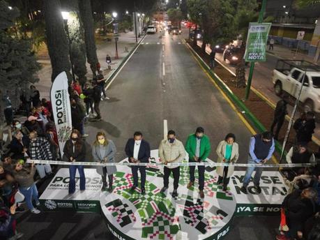 Ricardo Gallardo adelanta transformación de la Ciudad con Av. de la Paz Renovada