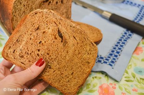 Pan de ciruelas pasas (en panificadora)