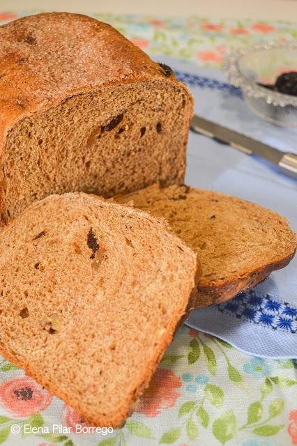 Pan de ciruelas pasas (en panificadora)