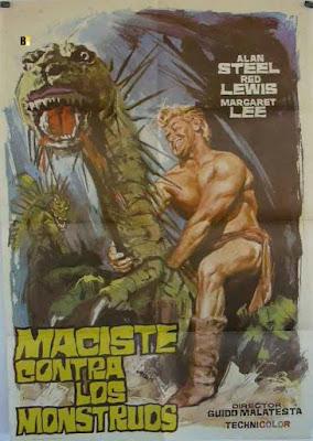 MACISTE CONTRA LOS MONSTRUOS (Maciste contro i mostri) (Italia, 1962) Péplum, Súper Héroes, Fantástico