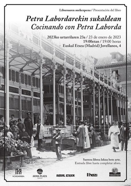 ARMA PLAZA Fundazioa presenta el libro 'Cocinando con Petra Laborda' en Euskal-etxea (Madrid)