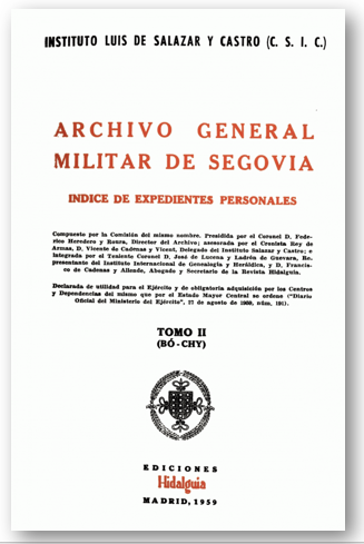 Archivos Militares (II): Segovia, los oficiales del ejército de Tierra Archivos Militares (II): Segovia, los oficiales del ejército de Tierra