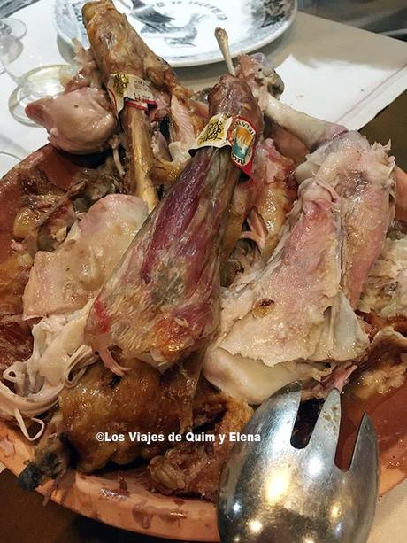 Plato de cordero en el Asador de Aranda, 101 planes para hacer en Barcelona