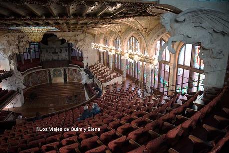 Palau de la Música en la ruta modernista en Barcelona