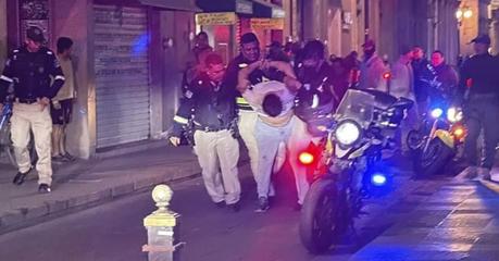 Se registra riña con heridos por arma blanca en el Centro Histórico: dos detenidos