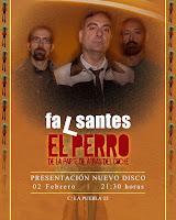 Concierto de Falsantes en El perro de la parte de atrás del coche presentando su disco No somos auténticos