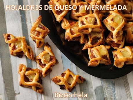 HOJALDRES DE QUESO Y MERMELADA HOJALDRES DE QUESO Y MERMELADA