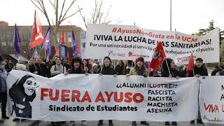 AYUSO NO MERECE NINGUN RECONOCIMIENTO