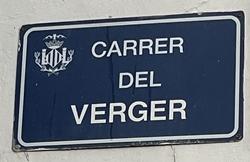 Calle de Verger en Valencia