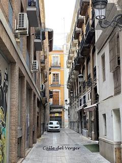 Calle de Verger en Valencia
