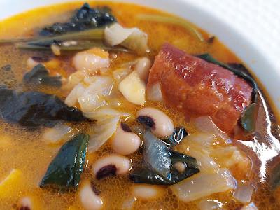 ALUBIAS CARILLA CON ESPINACAS Y CHORIZO