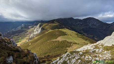 Bajada de la Portiecha a Vega Fuentes