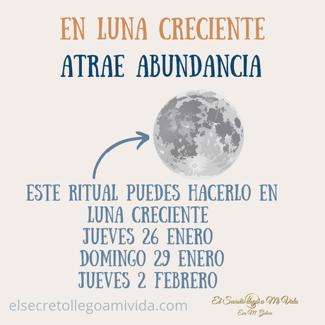 Ritual Luna Creciente Enero 2023