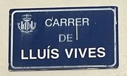 Calle de Luis Vives en Valencia Calle de Luis Vives en Valencia