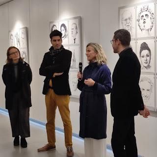 Inaugurada la exposición de dibujos de Pedro Jaén Seijo 