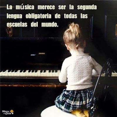 La música es vida.