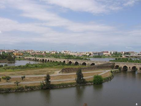El puente romano de Mérida.