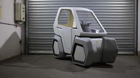 No es un auto, es una bicicleta.