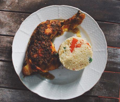 COUSCUS CON POLLO ASADO COUSCUS CON POLLO ASADO