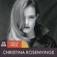Concierto de Christina Ronsenvinge en el Teatro Circo Price