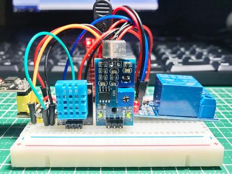 Detector de sonido  con sensor de humedad y temperatura con IoT
