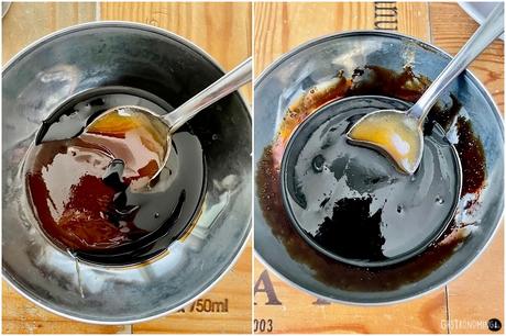 Panceta de cerdo Char siu (sous vide), el cerdo a la barbacoa estilo chino Panceta de cerdo Char siu (sous vide), el cerdo a la barbacoa estilo chino