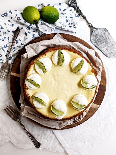 receta de key lime cheesecake