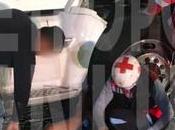 Repartidor Uber queda bajo llantas tráiler salva milagro