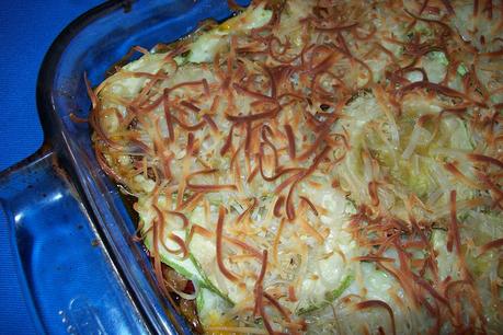 Gratinado de calabacín y atún Gratinado de calabacín y atún