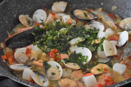 Espaguetis Frutti di mare
