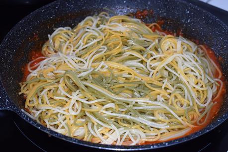 Espaguetis Frutti di mare