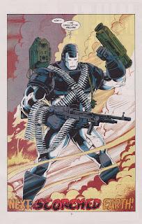 Superhéroe golpista: Máquina de Guerra nºs 1 a 4, Marvel-forum 1995