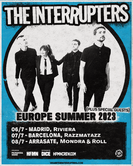 The Interrupters: tres conciertos en España en julio