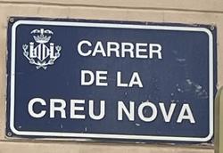 Calle de la Creu Nova en Valencia