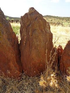Imagen del mes: bóvido grabado en el dolmen de Sierra Gorda, en Valle de la Serena