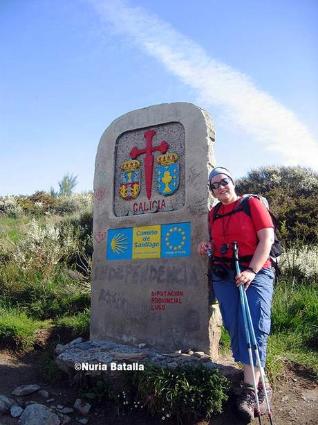 El Camino de Santiago Elena en Galicia realizando el Camino de Santigao