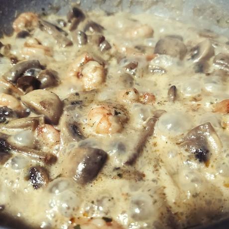 (Receta) Champiñones con langostinos al ajillo