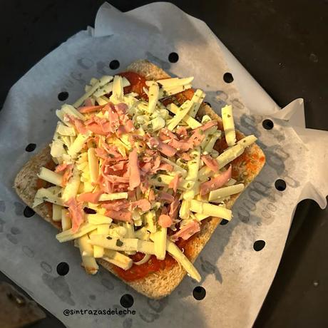 Panini rápido en Airfryer apto APLV