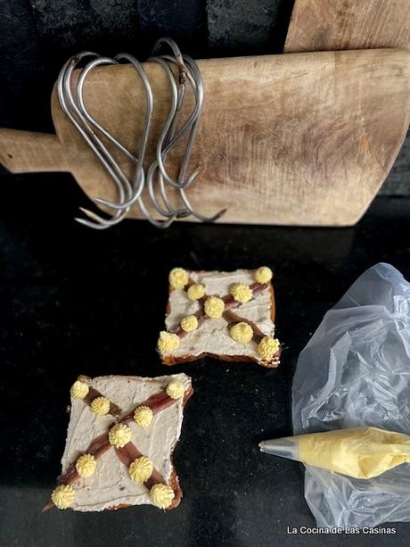 Canapé Dubarry y Canapé de Crema de Anchoas : #CookingTheChef : Josep Rondissoni Canapé Dubarry y Canapé de Crema de Anchoas : #CookingTheChef : Josep Rondissoni