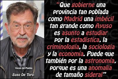 ‘Podemos’ critica a Juan Roig; éste, a ‘Podemos’...Y Ayuso propone  toreros en lugar de médicos.
