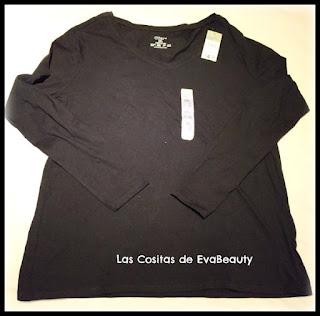 Camiseta negra básica manga larga Primark Primark, camiseta, básicos, manga larga, low cost, moda, ropa, compra, blog de belleza, beautyblogger, blogger