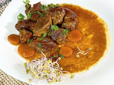 menú para San Valentín