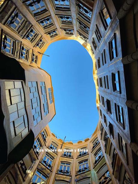 Visitar La Pedrera, Casa Milá Patio de las mariposas de la Pedrera, Casa Milá