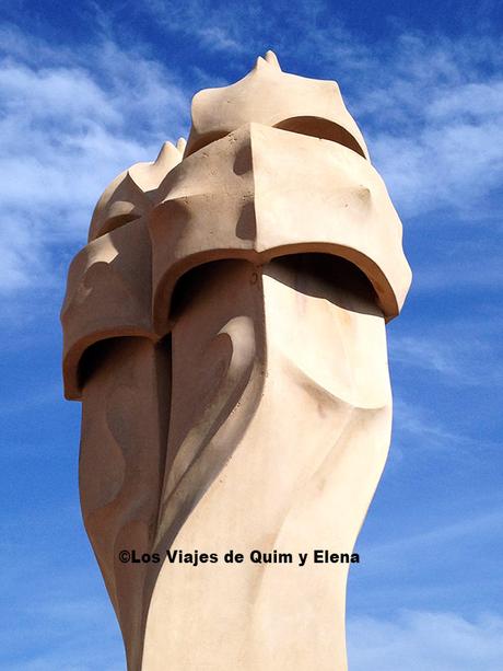 Los famosos guerreros de la azotea de la Pedrera
